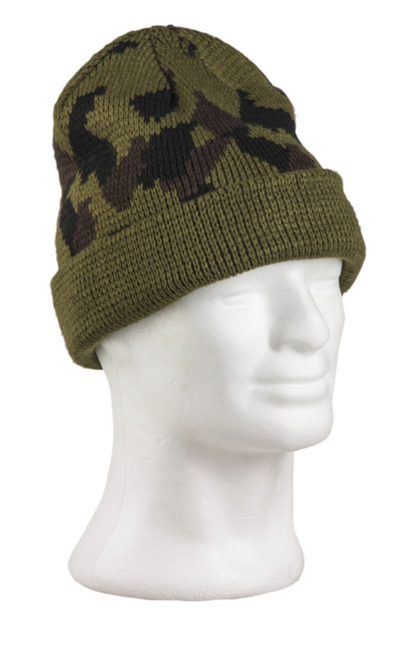 Mil-Tec Knit Beanie, Woodland