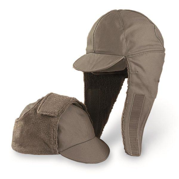 Mil-Tec Winter Cap with Visor BW, Olive