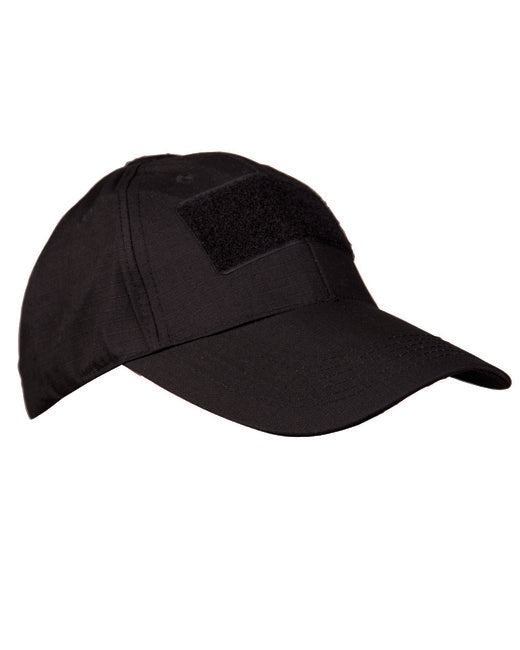 Mil-Tec Tactical Rip-Stop Cap, Black