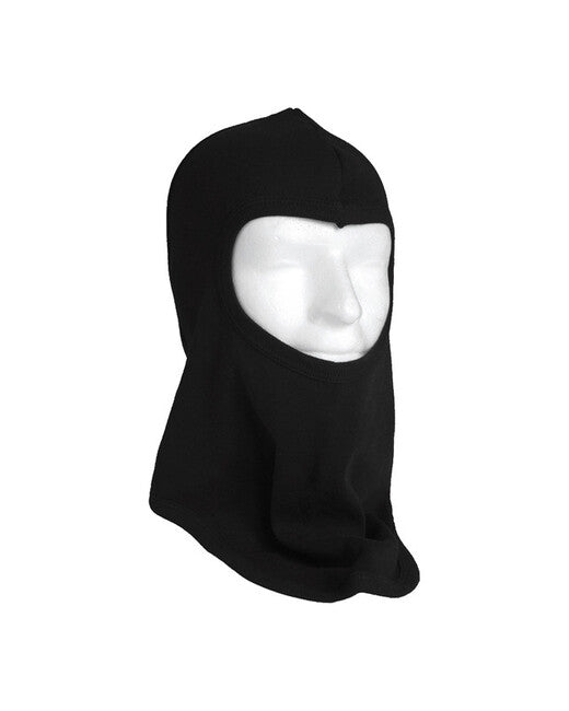 Mil-Tec Black Cotton Balaclava, Single Hole