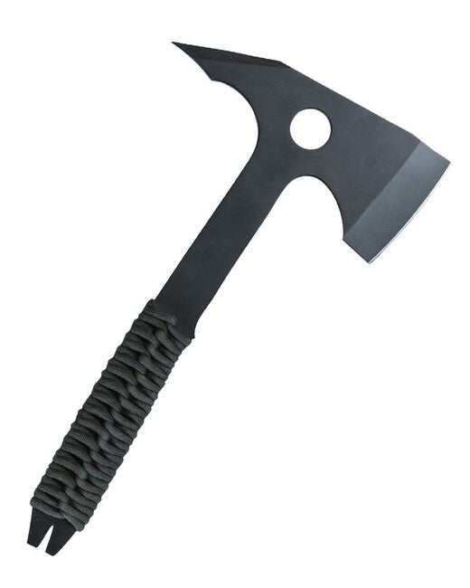 Mil-Tec Paracord Axe, Black with Sheath