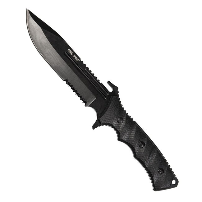 Mil-Tec Combat G10 Knife, Black