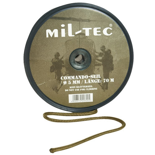 Mil-Tec Coyote 7MM Commando Rope (50M)