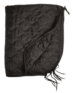 Mil-Tec Υπόστρωμα Poncho, Μαύρο 210 x 150 cm