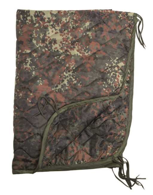 Mil-Tec deka vložka do ponča, flecktarn 210 x 150 cm