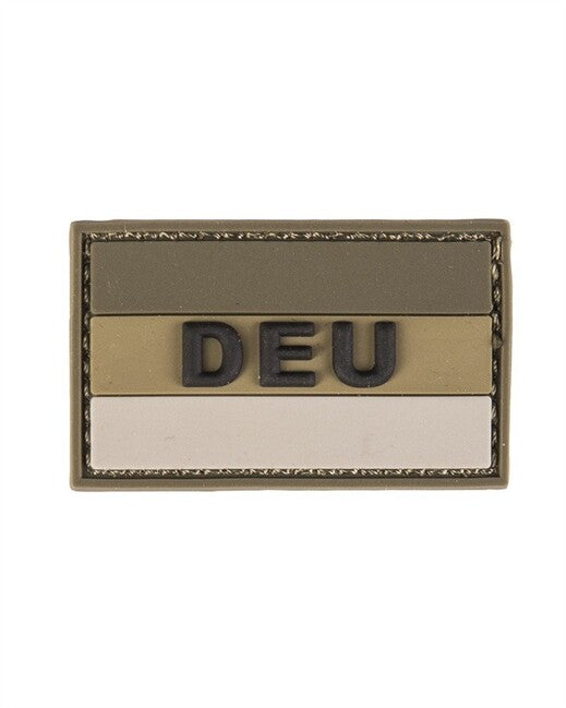 Mil-Tec Colored PVC 3D DEU Patch L, Coyote