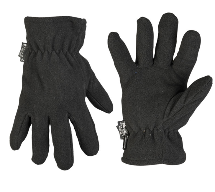Mil-Tec Fleece Thinsulate™ Gloves, Black