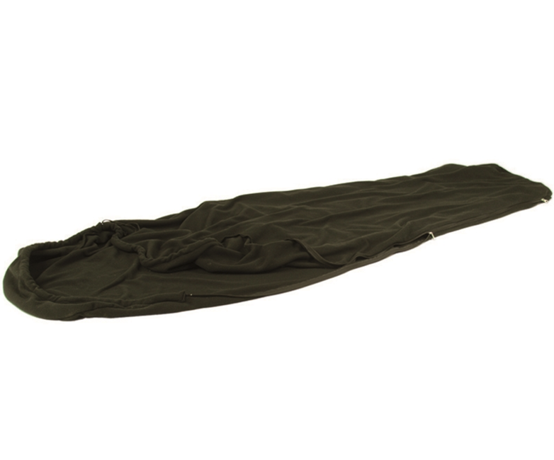 Mil-Tec Fleece Sleeping Bag Liner, Olive