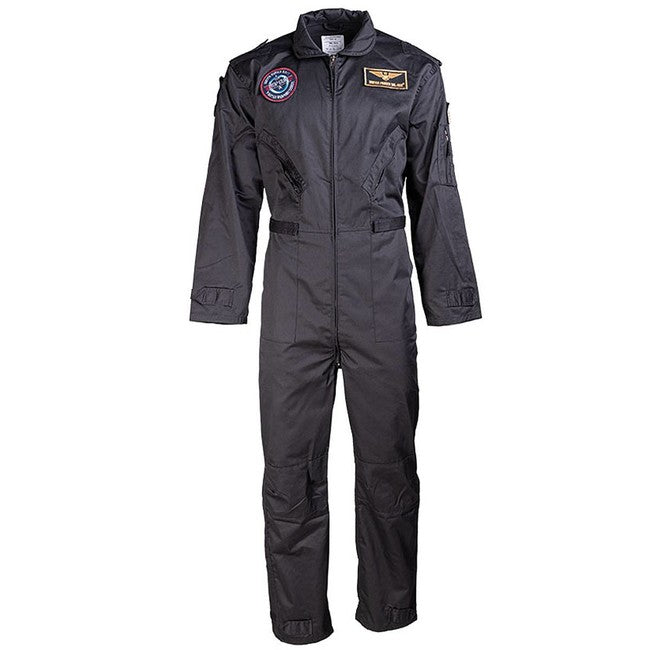 Mil-Tec Flight Overall Suit, Black