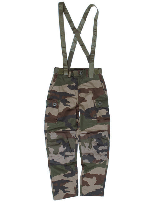 Mil-Tec French Guerilla Pants with Suspenders F4, CCE Camo