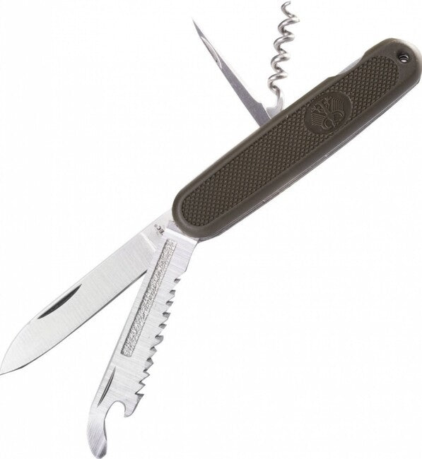 Mil-Tec German Army Folding Knife, Olive, 11 x 2.5 x 1.5 cm