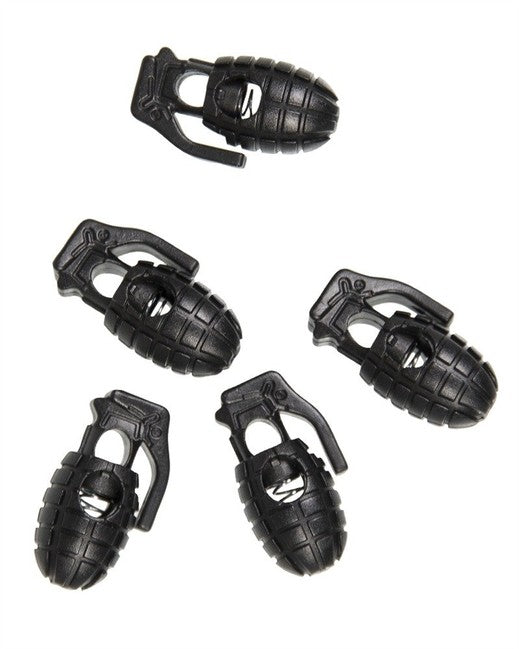 Mil-Tec Grenade Cord Ends 10pcs, Black