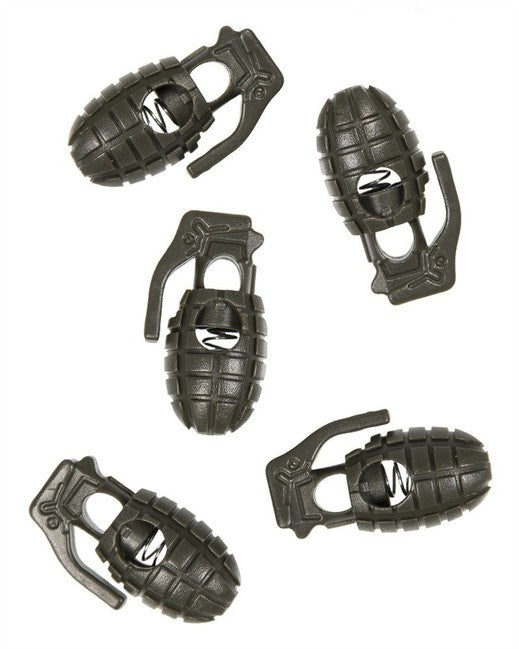 Mil-Tec Grenade Cord Ends 10pcs, Olive