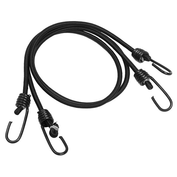 Mil-Tec Rubber Expander with Hooks 2pcs, Black