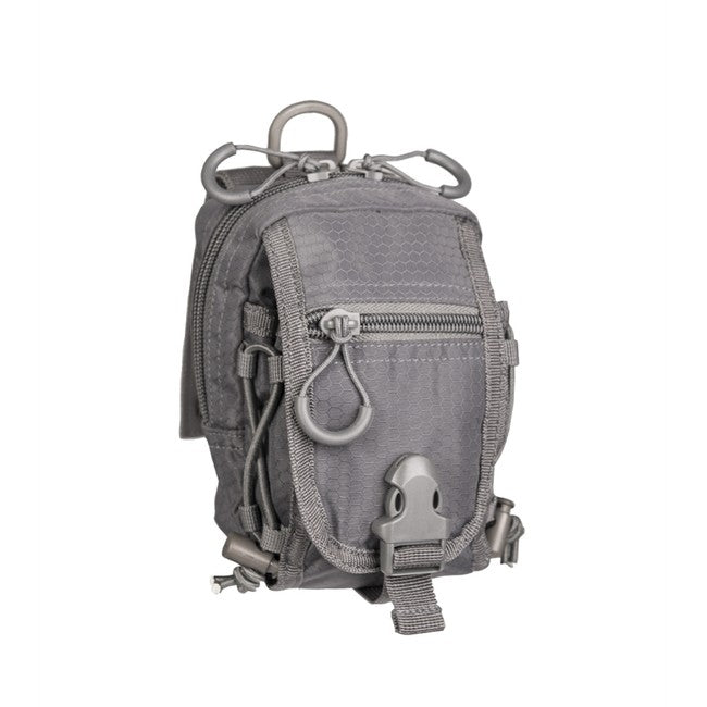 Mil-Tec Hextax Molle Belt Pouch, Grey