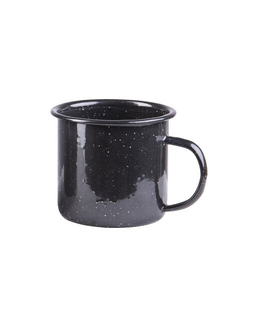 Mil-Tec Western Enamel Mug 350ml, Black
