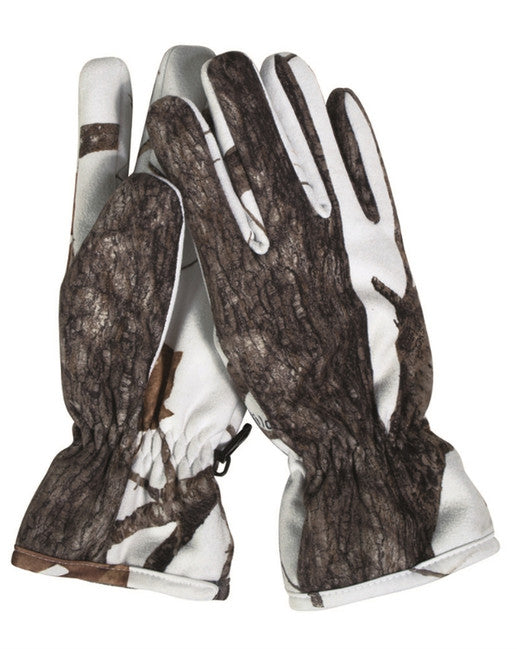 Mil-Tec Hunter Gloves, Snow Wildtree