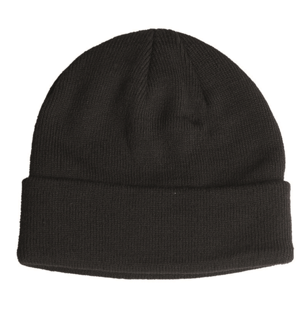 Mil-Tec Fine Knit Beanie, Black