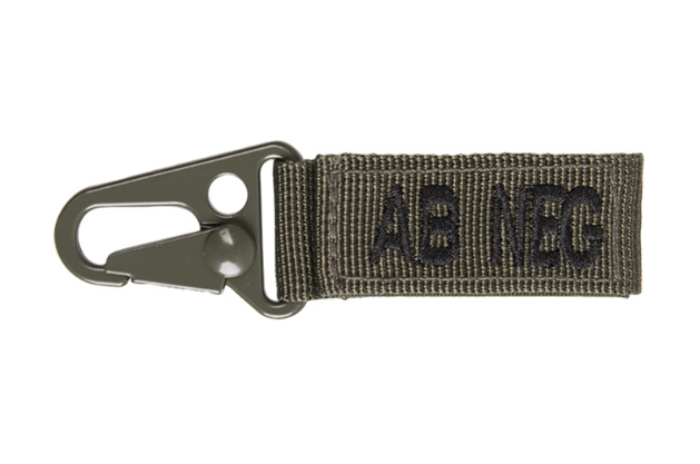 WARAGOD Karabiner Blood Type AB- Negative, Olive