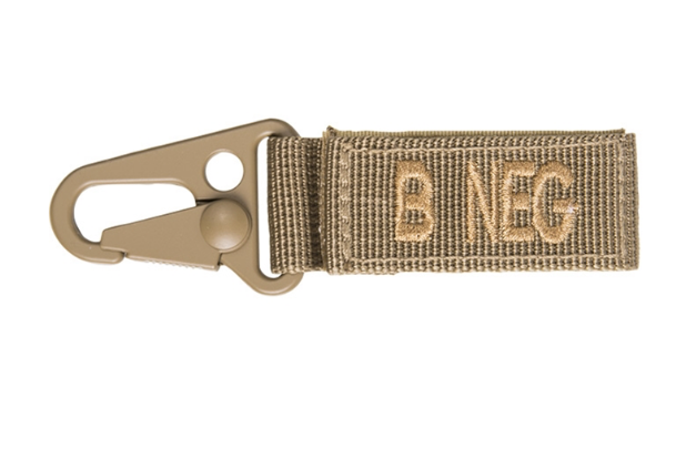 Waragod Blood Type B- Carabiner, Coyote