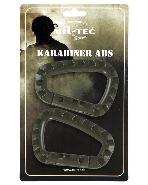 Mil-Tec Tactical Carabiner, Olive