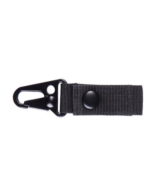 Mil-Tec Keychain with Tactical Carabiner 7cm, Black
