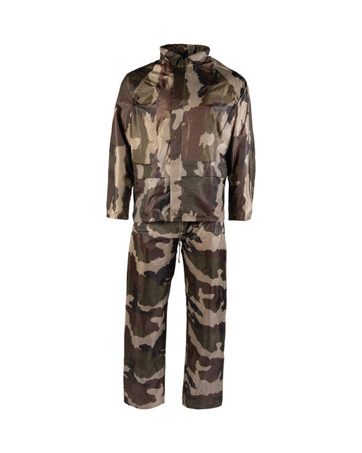 Mil-Tec Complete Waterproof PVC Camo Rain Suit, CCE Camo