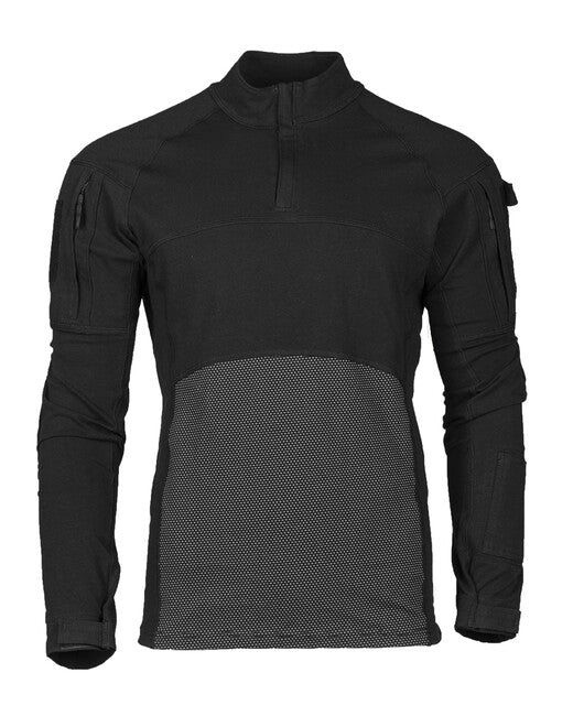 Mil-Tec Assault Tactical Long Sleeve T-shirt, Black