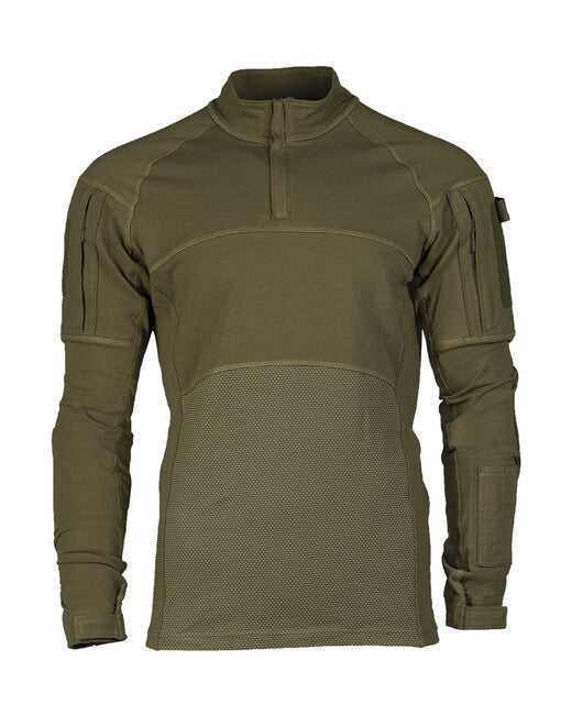 Mil-Tec Assault Tactical Long Sleeve Shirt, Green