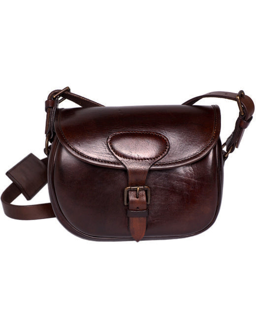 Mil-Tec Leather Shoulder Bag, Brown