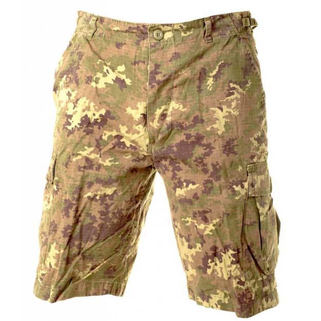 Mil-Tec Rip-Stop Shorts, Prewash Vegetato