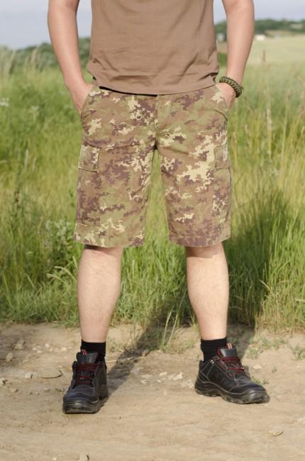 Mil-Tec Rip-Stop Shorts, Prewash Vegetato