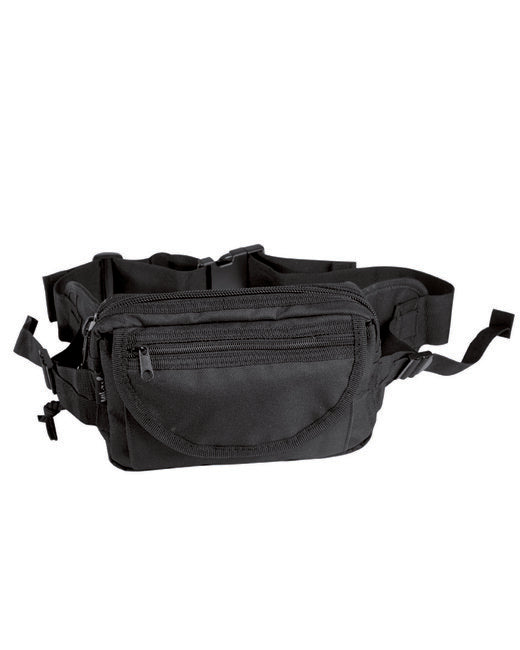 Mil-Tec Waist Pack GROSS with Multiple Compartments, Black