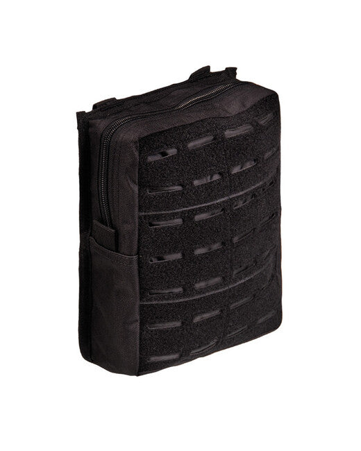 Mil-Tec Laser Cut Molle Large Multifunctional Pouch, Black