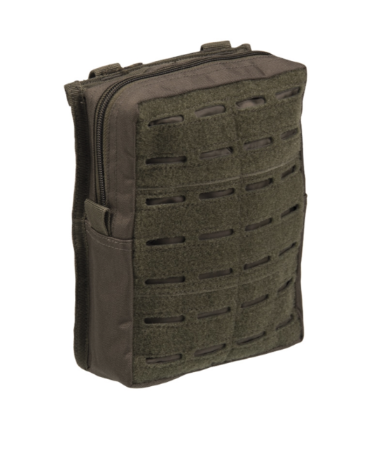 Mil-Tec Laser Cut Molle Large Multifunctional Pouch, Olive