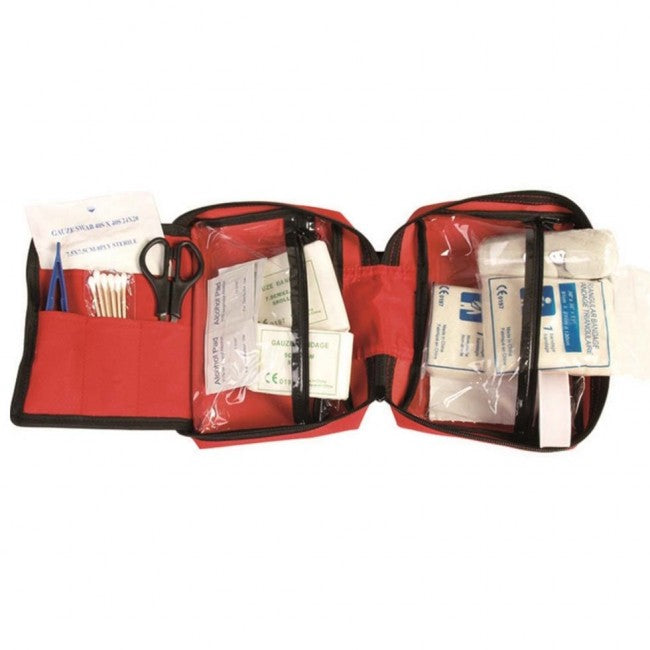 Mil-Tec First Aid Kit, Red
