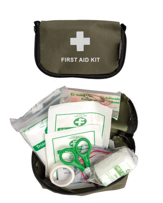 Mil-Tec First Aid Kit with Equipment Small with Pouch Olive