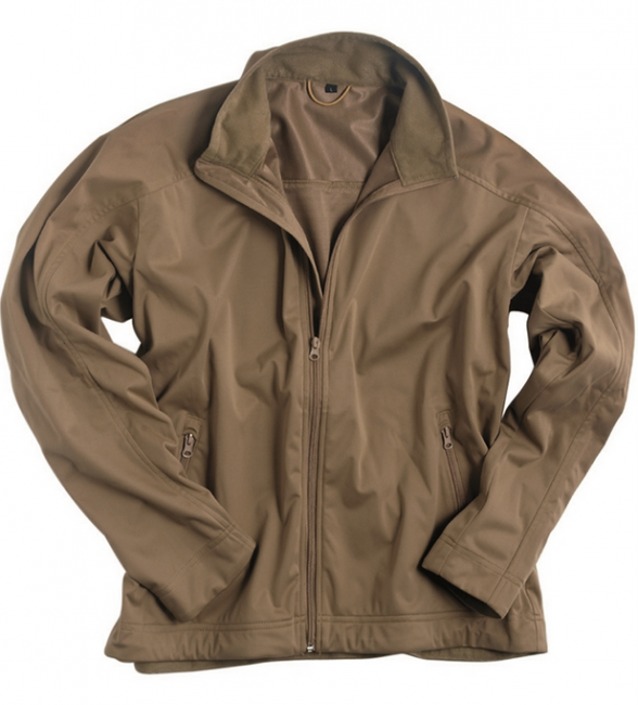 Mil-Tec Lite SoftShell Jacket 3-Layer Coyote