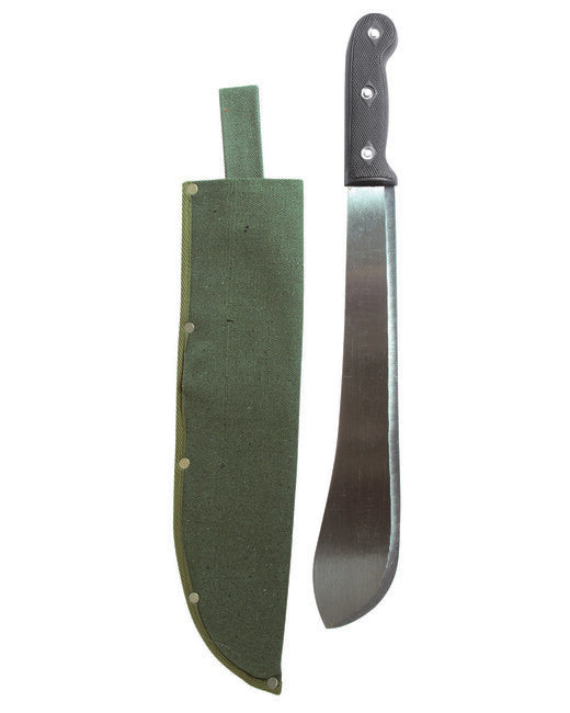 Mil-Tec Bolo Machete 38 cm, Olive, Nylon Sheath