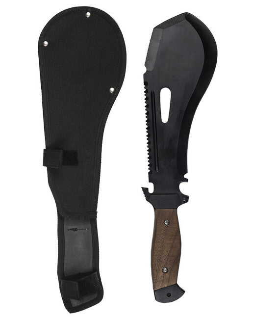 Mil-Tec Bolo Survival Machete, Black