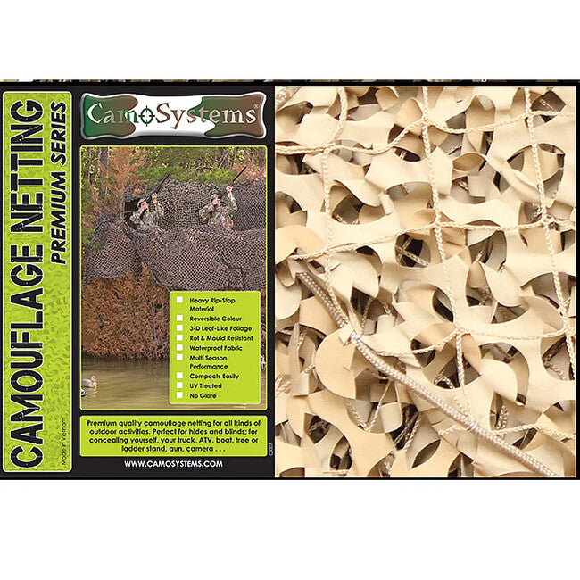 Mil-Tec Camouflage Net 3x6m, Basic Military Net, Desert