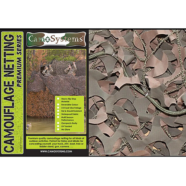 Mil-Tec Basic Military Net Camouflage, Woodland, 3x6m