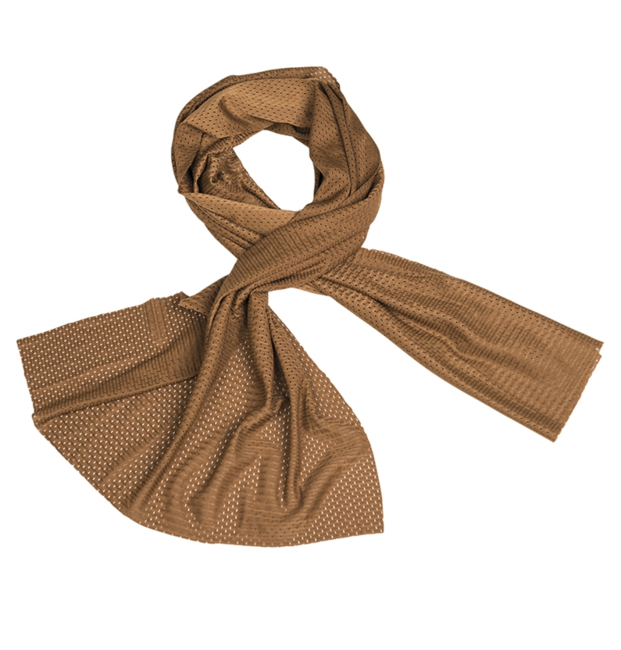 Mil-Tec Mesh Sniper Scarf, Coyote, 190x50cm