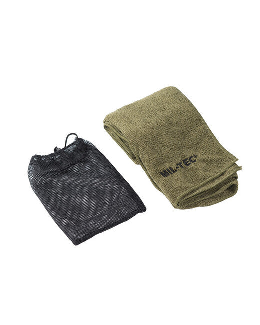 Mil-Tec Microfibre Towel 80x40cm, Olive