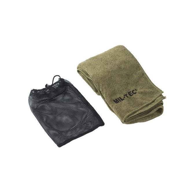 Mil-Tec Microfibre Towel 100x50cm, Olive