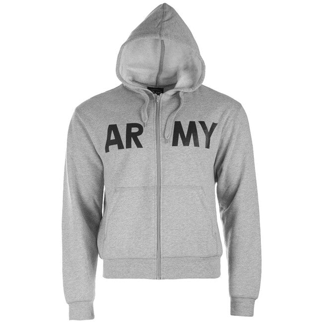 Mil-Tec Army Zip Hoodie, Grey