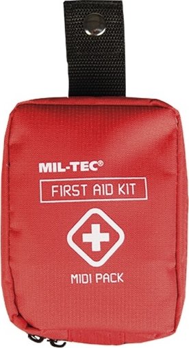 Mil-Tec Mini First Aid Kit, Red