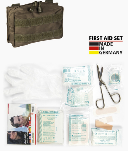 Mil-Tec First Aid Kit Small, Olive