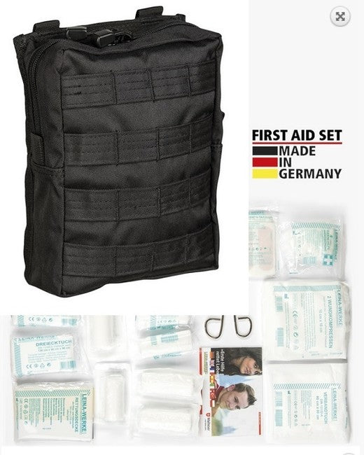 Mil-Tec MOLLE Medical Pouch Large, Black
