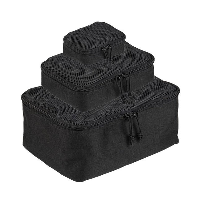Mil-Tec Molle Pouch Set 3-Piece, Black